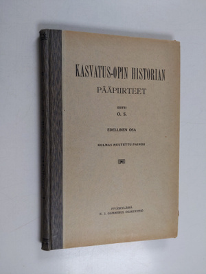 Ottilia Stenbäck : Kasvatus-opin historian pääpiirteet 1