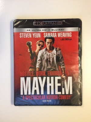 Mayhem [4K UHD] Steven Yuen, Samara Weaving (2017) UUSI