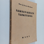 Eino Miettinen : Saksan kielen vaikeuksia - pikkukuva 1