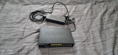 D-Link DGS-1008P/E 8-porttinen PoE kytkin