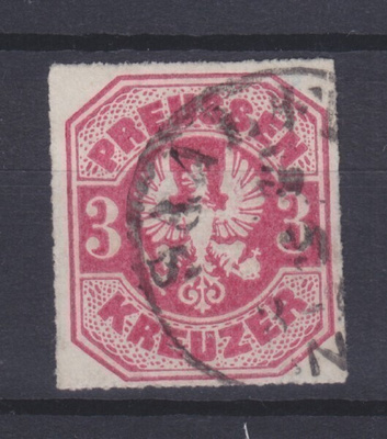 Saksa Reich Preussi 1867 Mi 24