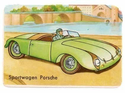 PZB 1343 / AUTONELKKU: Vihreä Sportwagen Porsche.