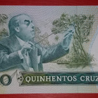 BRASIL 500 CRUZADOS 1988 P-212d UNC (K16-S52) - pikkukuva 2