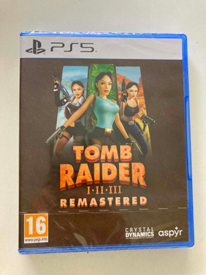 PS5-peli Tomb Raider 1-3 Remastered - UUSI JA MUOVEISSA
