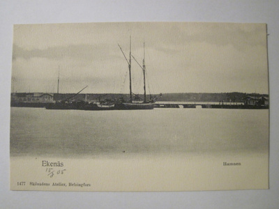 VANHA Postikortti Tammisaari HUIPPUKUNTO ennen-1905