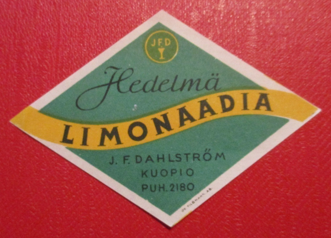 HEDELMÄ LIMONAADIA J.F DAHSTRÖM KUOPIO (K15-S65)