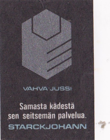 Starckjohan , Vahva- Jussi, samasta kädestä  , 6/12