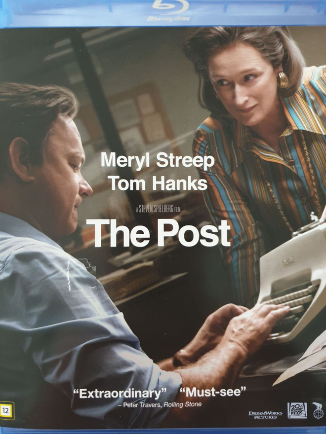 The Post blu-ray Streep, Hanks Steven Spielberg
