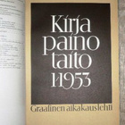Kirjapainotaito 1953 Graafinen Aikakausilehti - pikkukuva 3