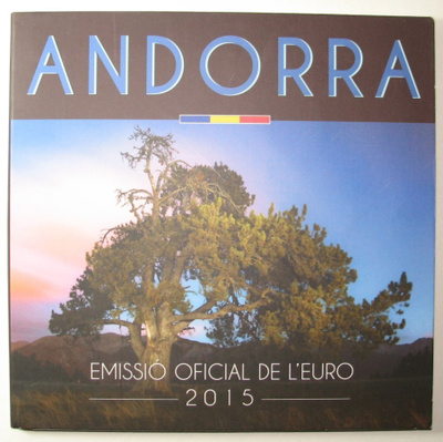 2015 BU sarja ANDORRA 1c- 2euro