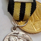 VANHA Väestönsuojelun Ansiomitali 1 lk Soki 1939-1940 Mini - pikkukuva 2