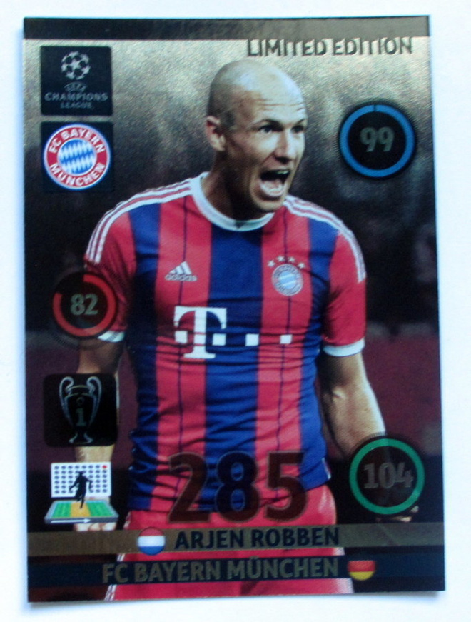 ARJEN ROBBEN Limited Edition Panini 2014-15
