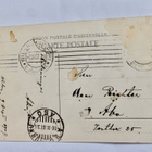 VANHA Postikortti Viipuri Rautatie Asema Juna 1907 - pikkukuva 2