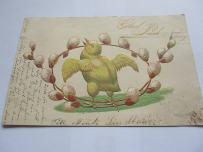 Glad Påsk - 1907 Turku - Pietari kulkenut
