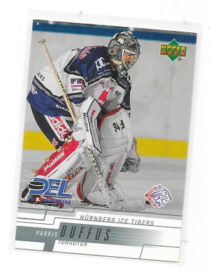 2001-02 DEL #184 Parris Duffus , Nurnberg ex Jokerit MV