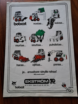 Bobcat -esite 80-luvun alusta