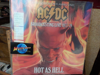AC/DC - HOT AS HELL - FLAME colored VINYL UUSI LP+