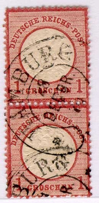Saksa Mi 19 pystypari o