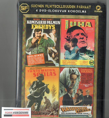 Suomen Filmiteollisuuden Parhaat 4 dvd kokoelma	(81 210)	UUS