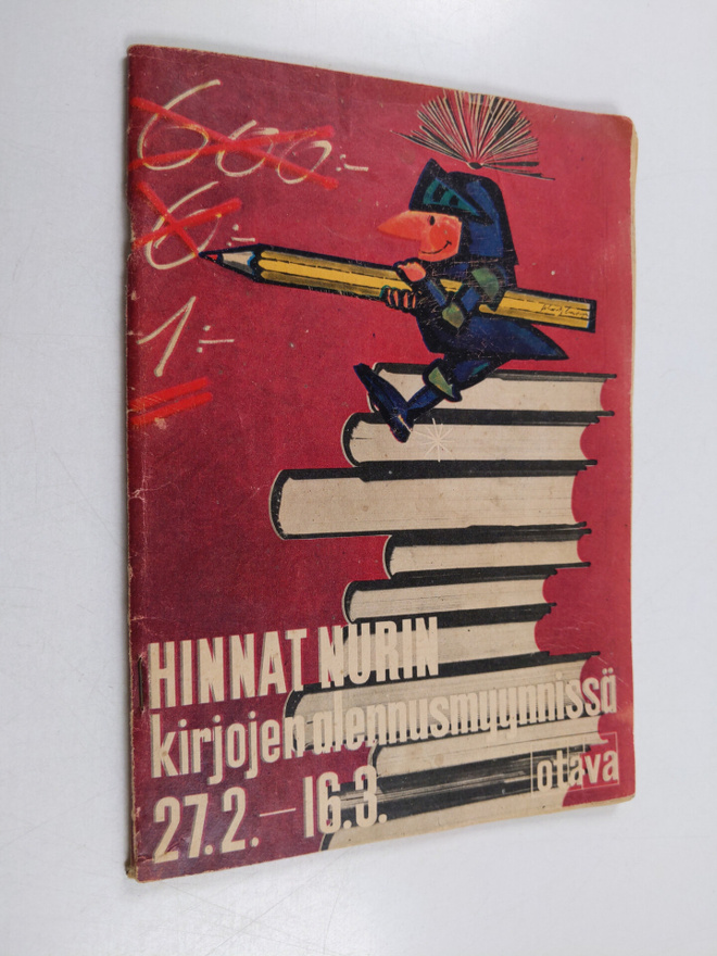 Hinnat nurin kirjojen alennusmyynnissä 27.2.-16.3.