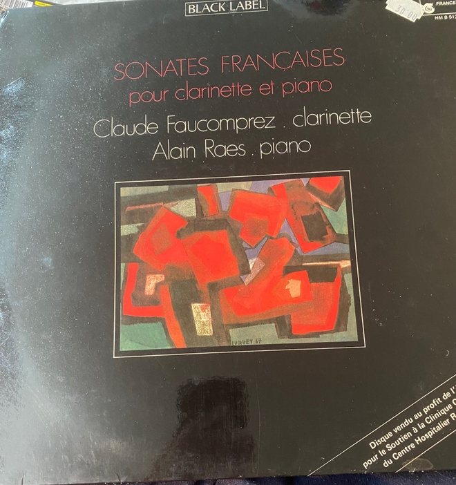 Sonates Francaises - Faucomprez, Raes LP