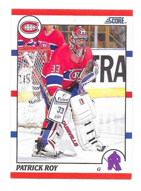1990-91 Score #10 Patrick Roy Montreal Canadiens MV