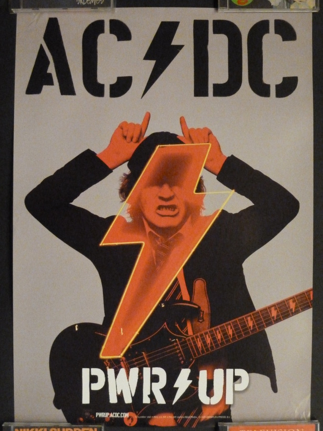 AC/DC PWR/UP PROMOJULISTE vuodelta 2020 HIENO !
