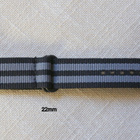 Nato " Bond" 22mm ranneke mustilla soljilla - pikkukuva 3