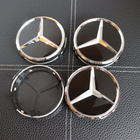 Mercedes-Benz vannekeskiöt – Kromitähti, Kromi-musta – 75m - pikkukuva 2