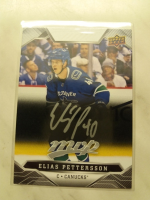 2019-20 UD MVP Silver Script Elias Pettersson #133
