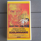 VHS: Kuolinnaamio (Vincent Price, Edgar Allan Poe 1964) - pikkukuva 1
