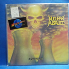 NUCLEAR ASSAULT - SURVIVE M-/M- UK -88 LP - pikkukuva 1