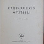 Kaarlo Erho: Rautaruukin mysteeri, Aura 1945. 168 s. - pikkukuva 4