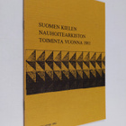 Suomen kielen nauhoitearkiston toiminta vuonna 1981 - pikkukuva 1