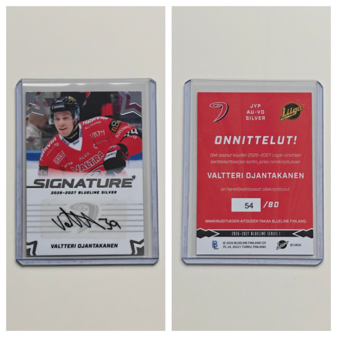 Valtteri Ojantakanen Silver Signature Blueline