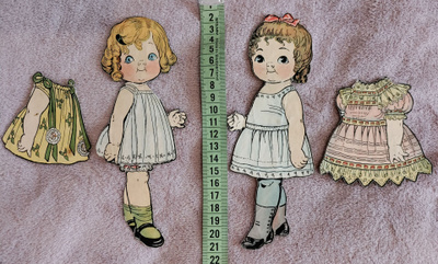 Paperinuket Kaisa ja Inga 1920-30-luku