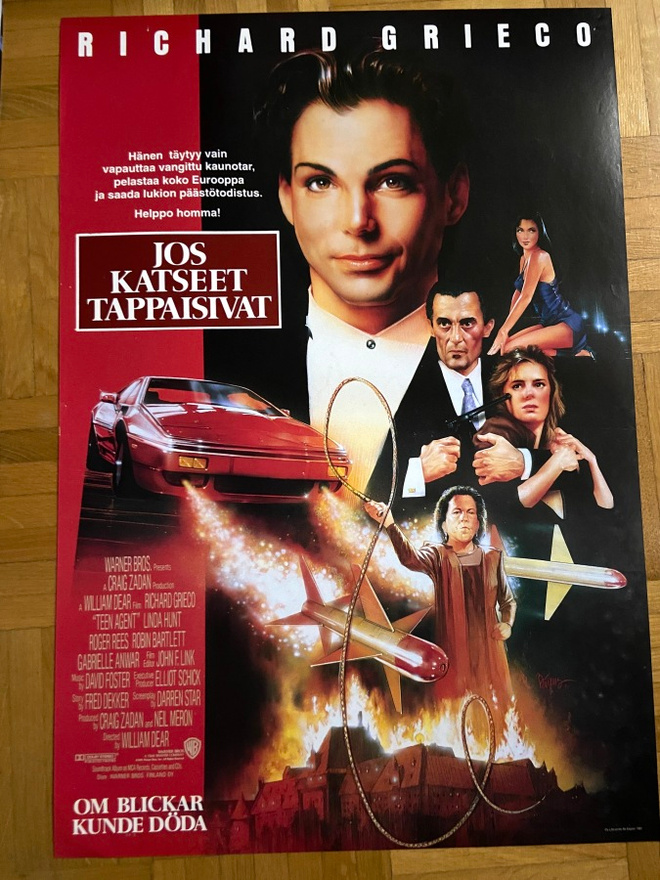 Vanha elokuvajuliste: Jos katseet tappaisivat