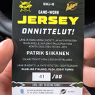 Patrik Siikanen jersey kortti - pikkukuva 2