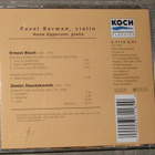 Ernest Bloch - Dmitri Shostakovich - CD - pikkukuva 2