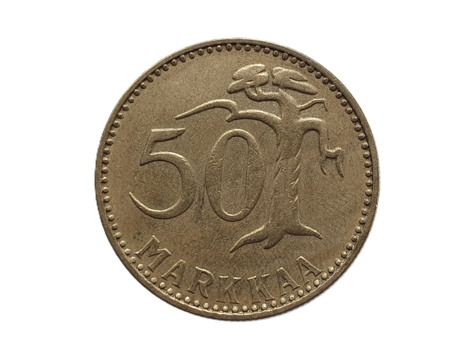 50 Markkaa 1958 - harvinainen!