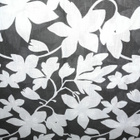 Pitkät verhot ,musta vaaleanharmaa kukkakuvio 240x142cm - pikkukuva 3