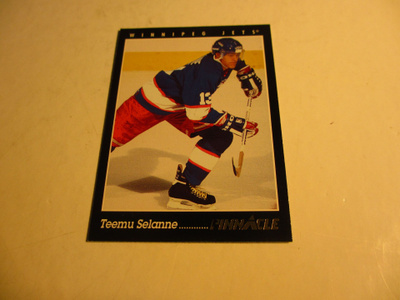 pinnacle lätkäkortti jets -93 teemu selänne