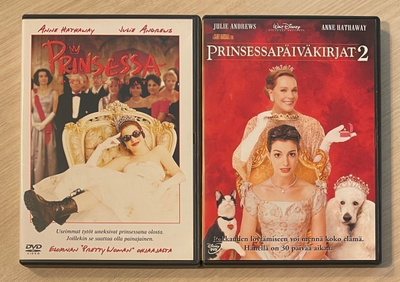 Prinsessapäiväkirjat 1&2 (2DVD) Anne Hathaway