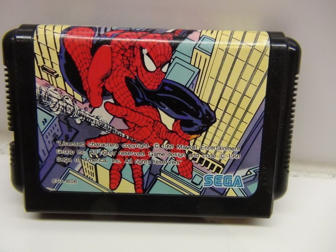 SEGA  16 bit PELI, Spider - Man