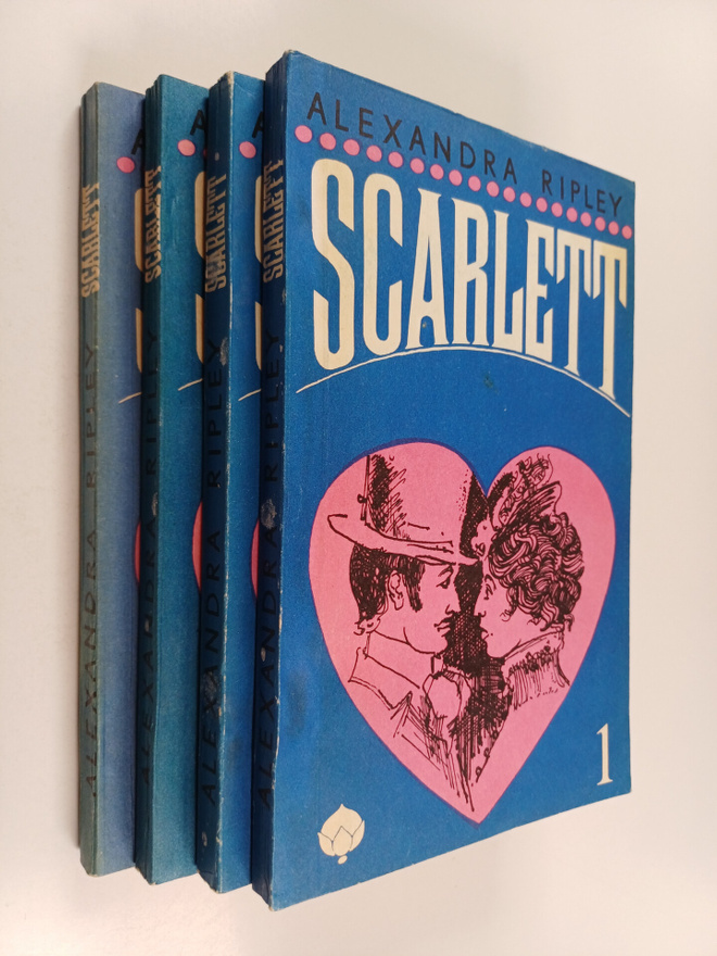 Alexandra Ripley : Scarlett 1-4 (vironkielinen)