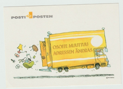 Mauri Kunnas / Posti : "Osoite muuttuu " (R)