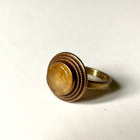 Kalevala Koru kivisormus, aurinkokvartsi, vintage - pikkukuva 2