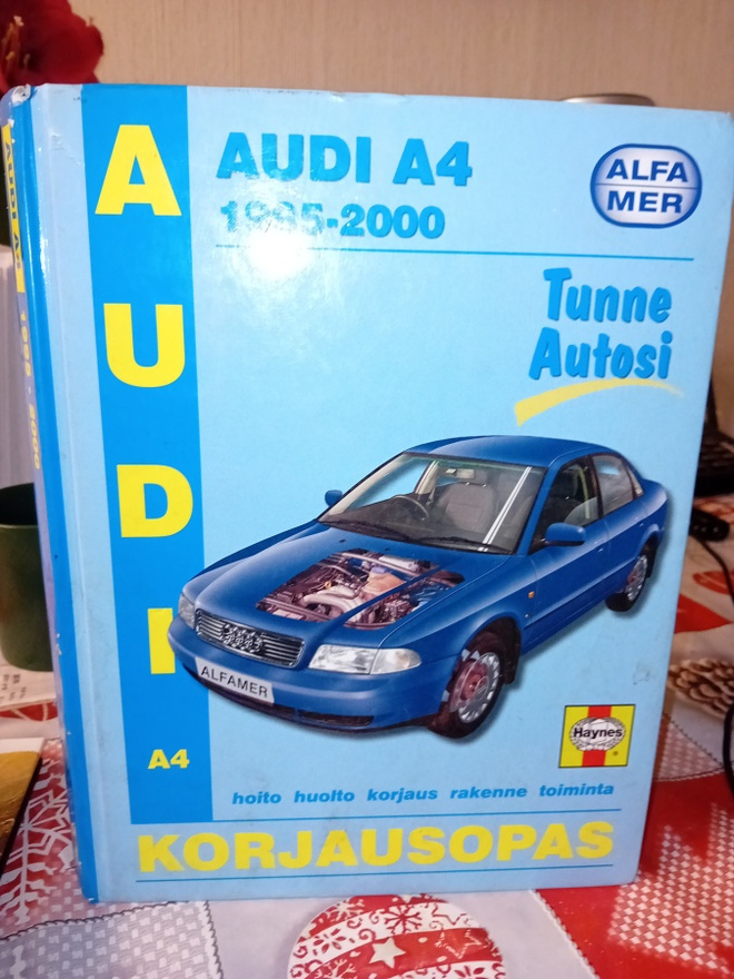 Korjausopas Audi A4 1995-2000 ( SIS POSTIKULU  )