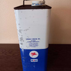 Vanha Mobiloil öljykanisteri - pikkukuva 3
