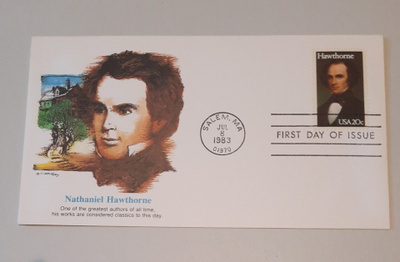 USA FDC Nathaniel Hawthorne 1983
